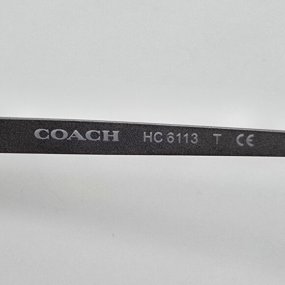 Coach HC6113 5503 Aubergine Gunmetal Cat Eye Eyeglasses Frame w/ Case 53-18-140 - Picture 9 of 16